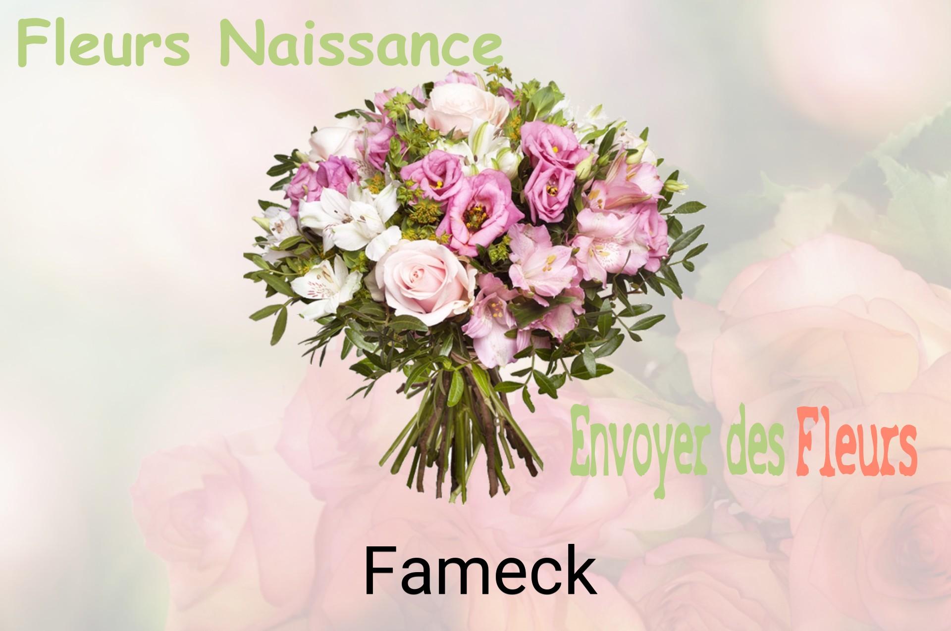 Bouquet de fleurs de naissance livré à Fameck